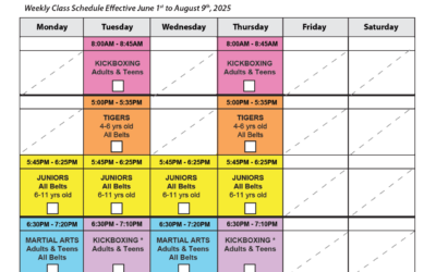 Class Schedule